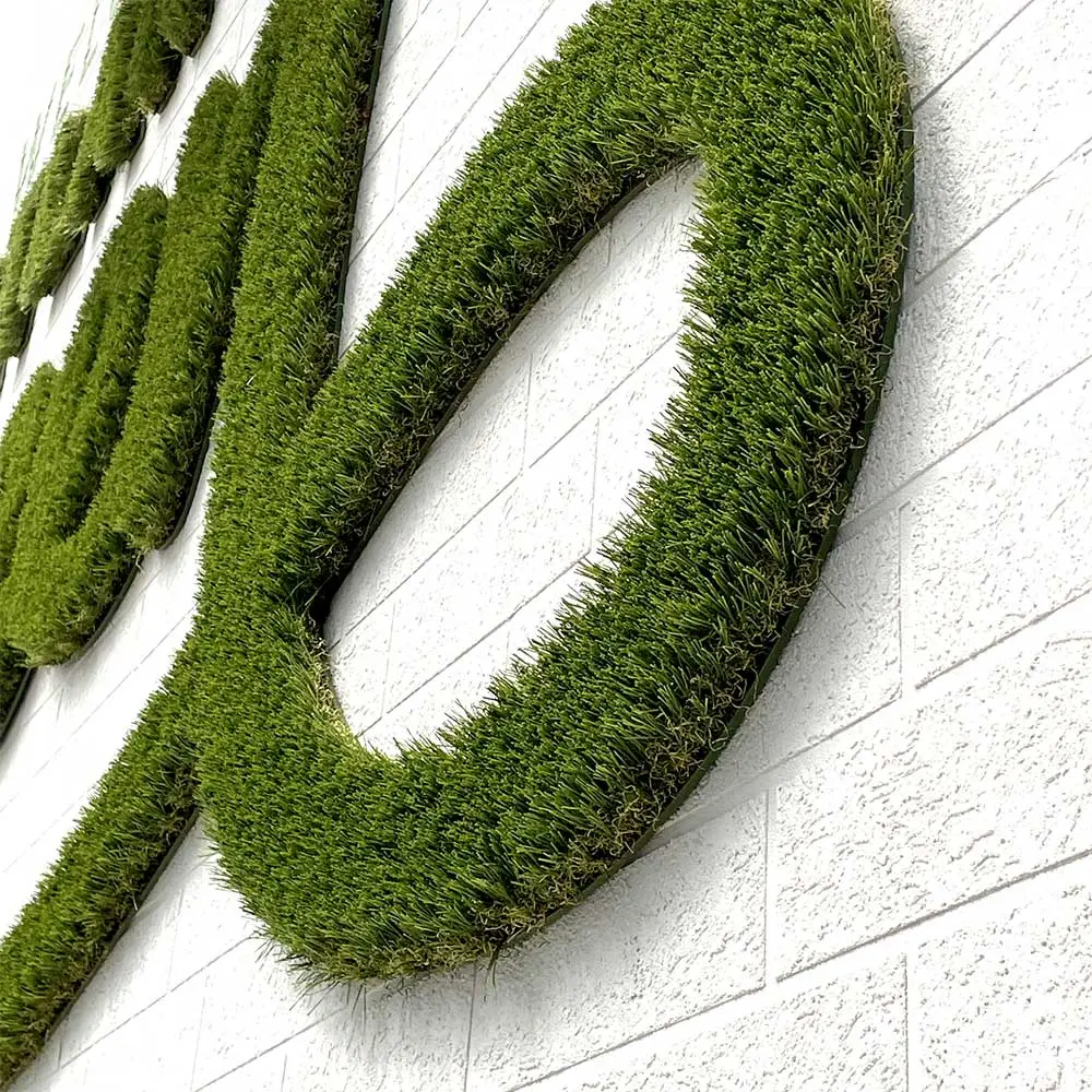 detail of the Welcome to Atlantic Green sign at Atlantic Station
